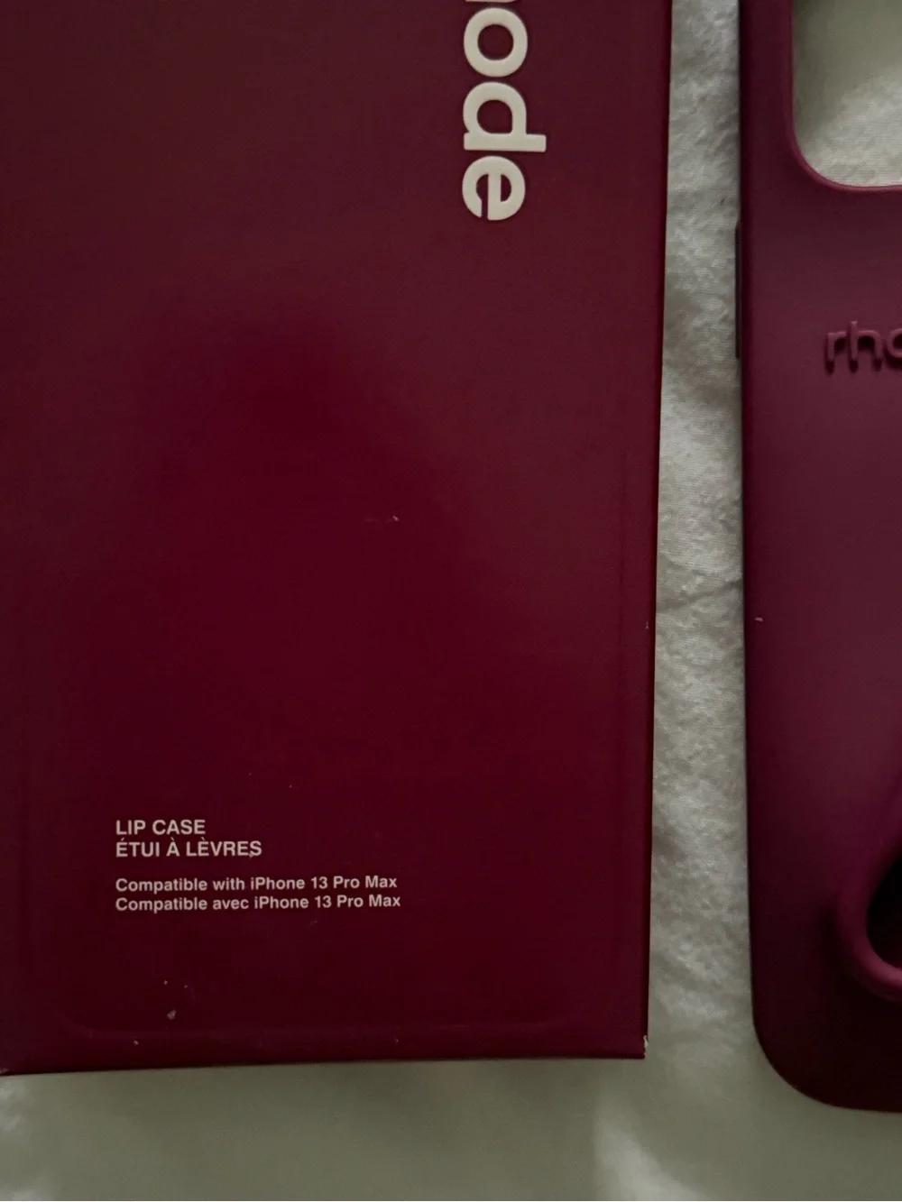 RHODE Raspberry Jelly iPhone Case - Deep Raspberry - Picture 3 of 4